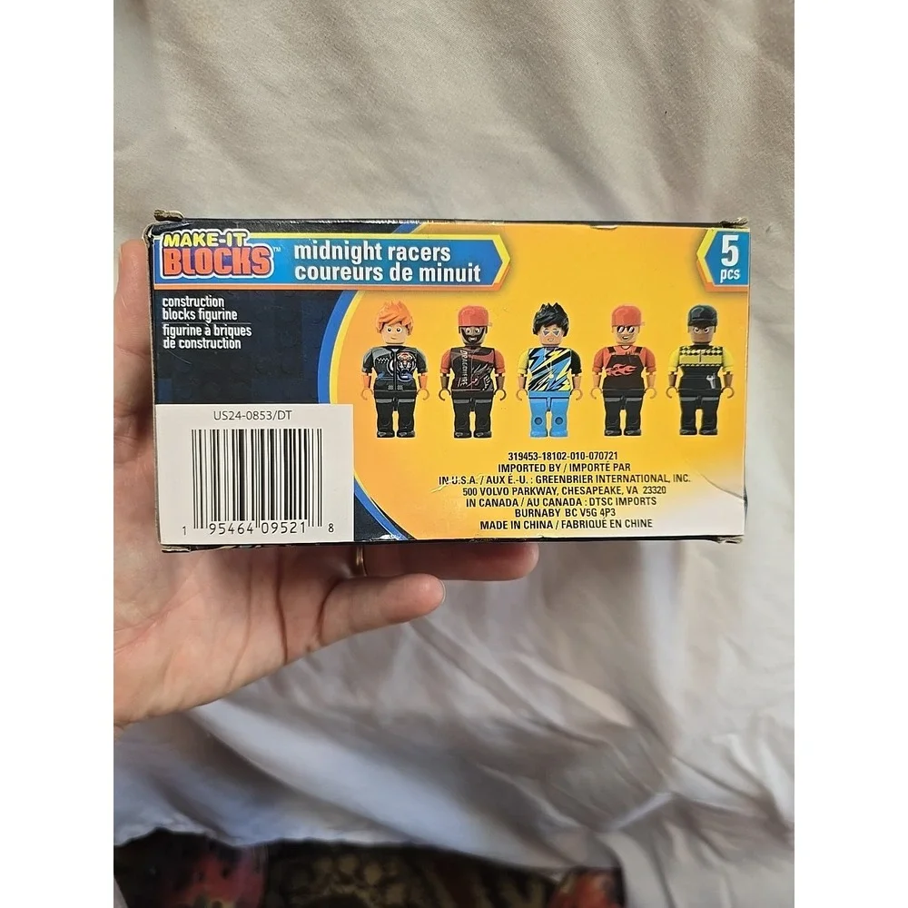 Make-It Blocks 5 Midnight Racers Fits All Leading Brands Construction New Sealed